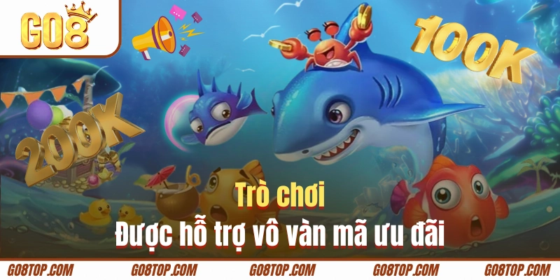 Trò chơi được hỗ trợ vô vàn mã ưu đãi